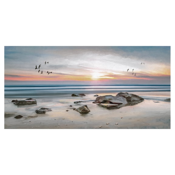 Sunset Flight by Studio Arts Wrapped Canvas Art Print
