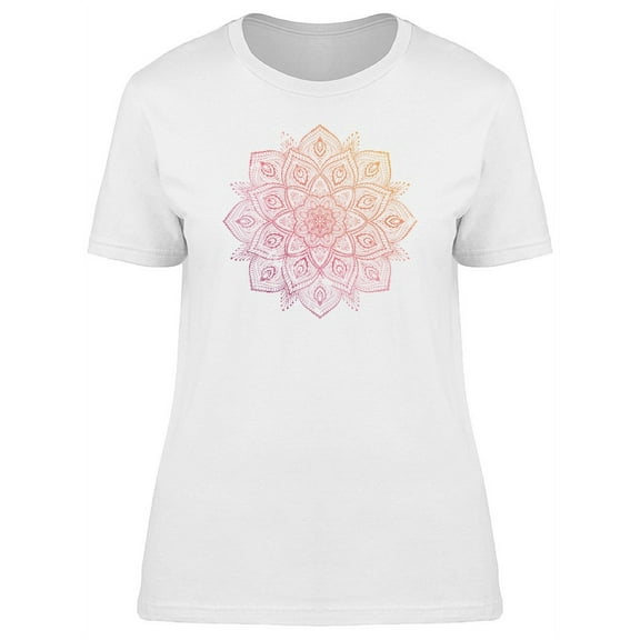 Sunset Floral Mandala Tee Women's -Image by Shutterstock