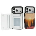thumbnail image 1 of Sunset Forest Glow Leather Wallet Case for iPhone 17 Wallet Case Card Holder Flip, 1 of 8