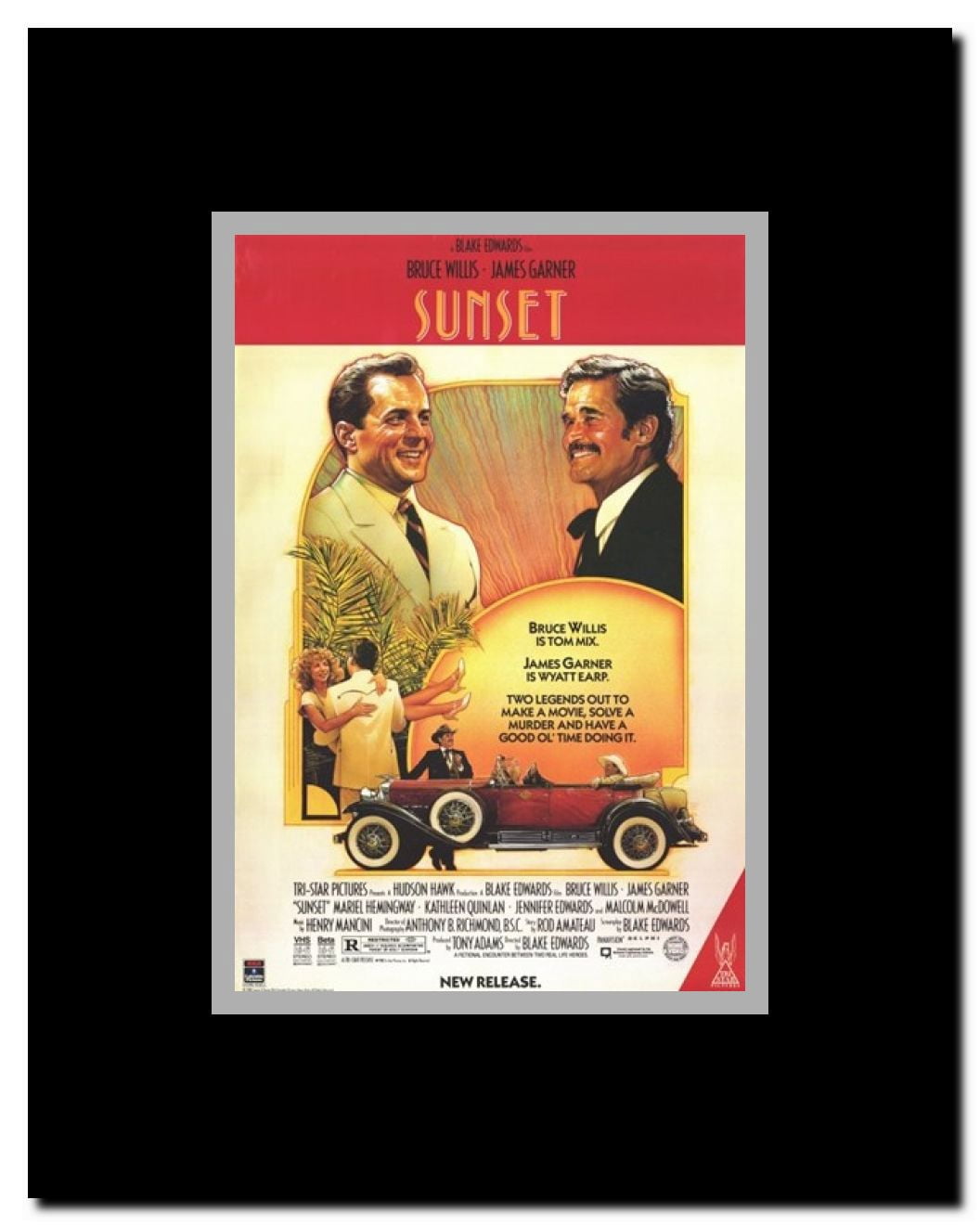 Sunset Framed Movie Poster