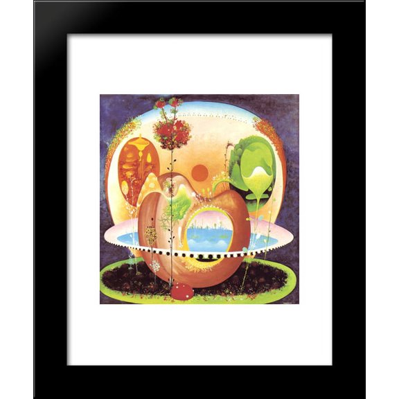 Sunset Garden 20x24 Framed Art Print by Naumovski, Vangel