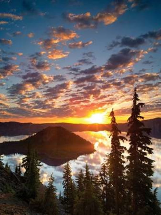 Sunset Glory II Canvas Art - Dennis Frates (18 x 24)