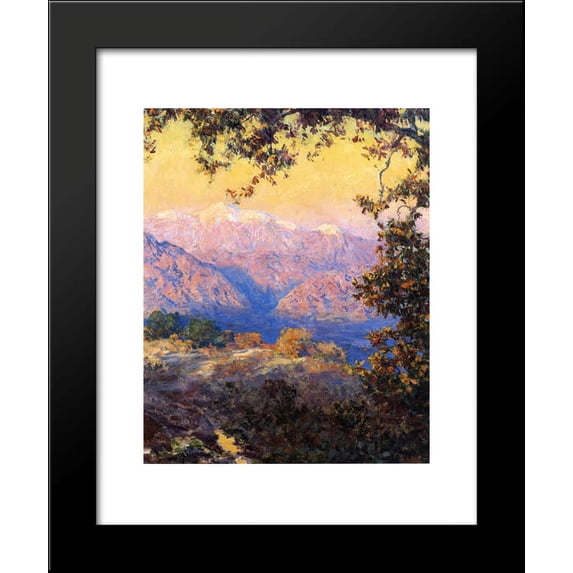 Sunset Glow (aka Sunset in the High Sierras) 20x24 Framed Art Print by Guy Rose
