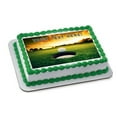 thumbnail image 1 of Deco Multicolor Edible Frosting Sheet Image, Sunset Golf Edible Cake Topper, 1 of 1