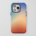 thumbnail image 1 of Sunset Gradient For All iPhone Series Protective Phone Case Modern Blue Orange, 1 of 7