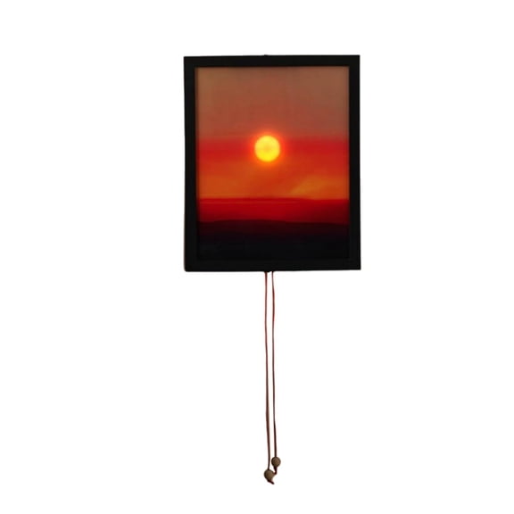 Sunset Hand Pulled Night Light Movable Light Simulates Sunrise and Sunsets Ambient Lighting, Modern Funky Home...