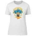 thumbnail image 1 of Sunset Hawaiian Palm Tree T-Shirt Women -Image by Shutterstock, Female x-Large, 1 of 4