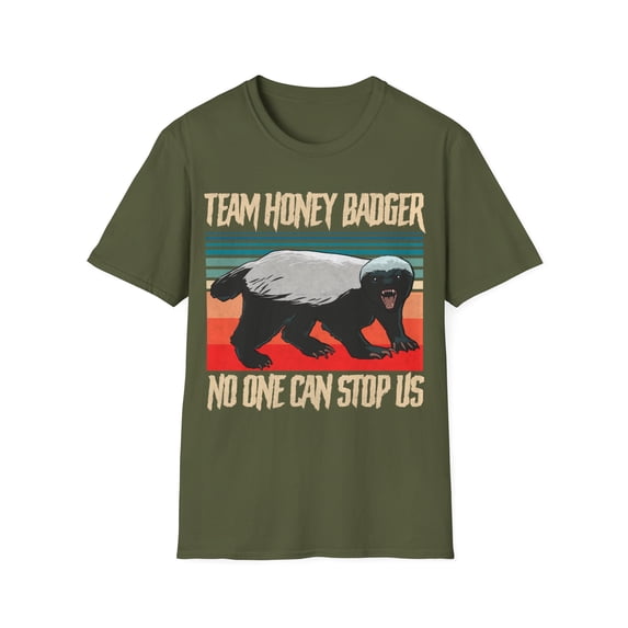 Sunset Honey Badger Team We Take What We Want Novelty Unisex T-Shirt