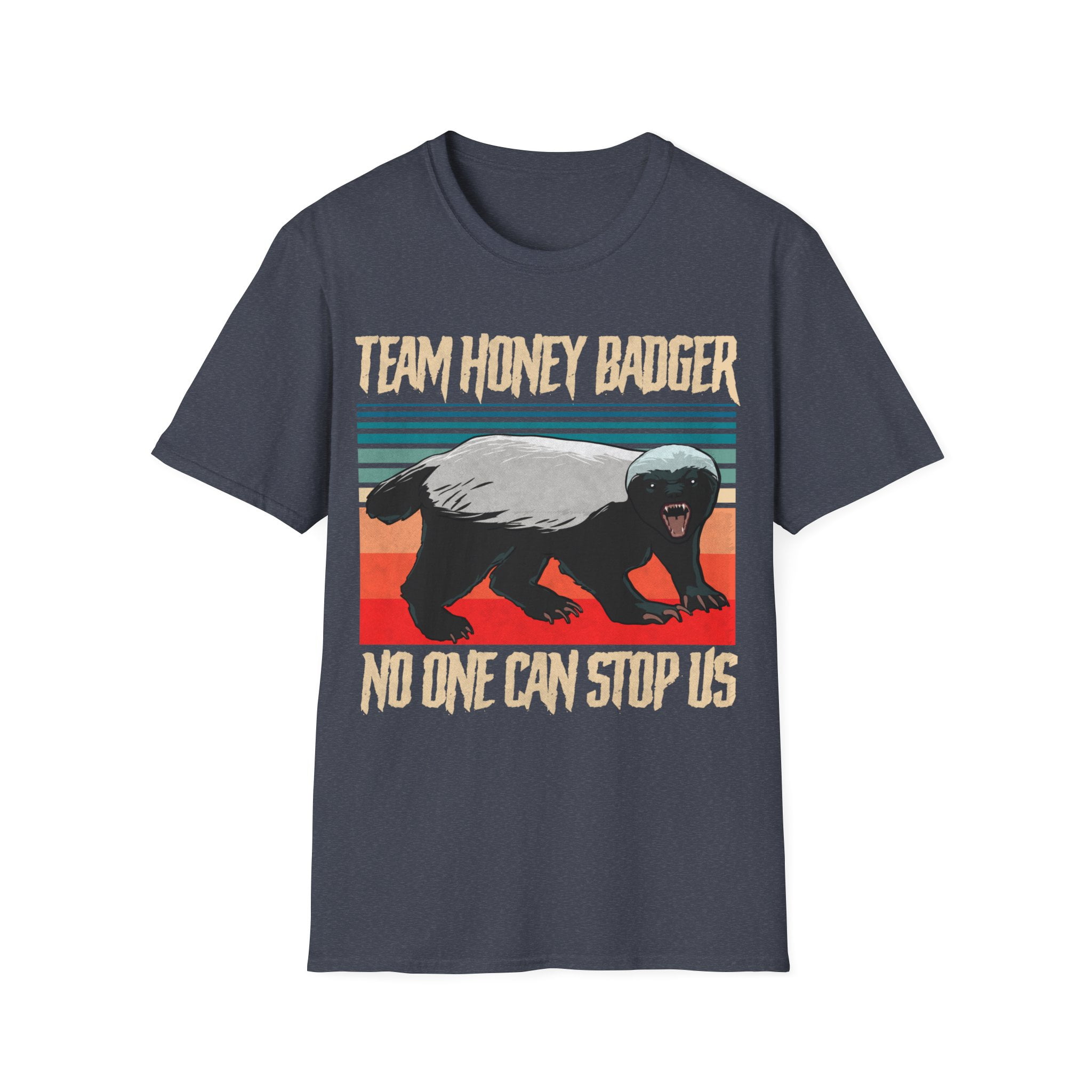 Sunset Honey Badger Team We Take What We Want Novelty Unisex T