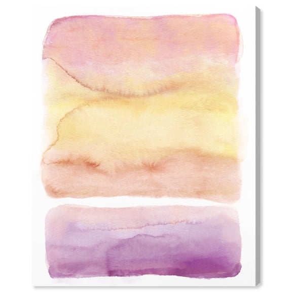 Sunset Hues Canvas Print Bathroom Wall Art by Notoriart, Gallery Wrapped, 16 x 20