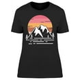 thumbnail image 1 of Sunset In A Mountain Landscape T-Shirt Women -Image by Shutterstock, Female x-Large, 1 of 2