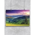 thumbnail image 1 of Sunset In Carpathian Mt, Europe Poster -Image by Shutterstock, 1 of 2