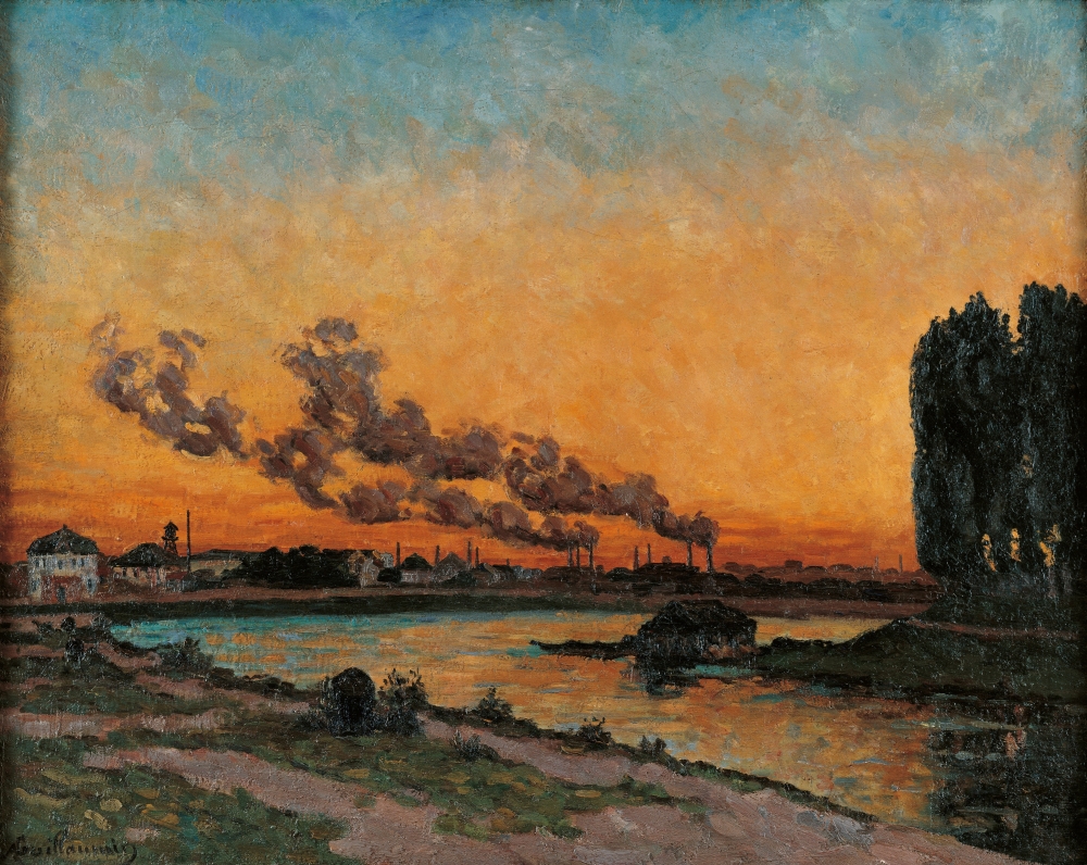 Sunset In Ivry Canvas Art - (36 x 24)