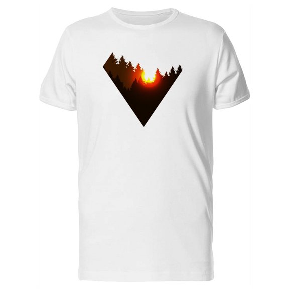 Sunset In The Forest T-Shirt Men -Image by Shutterstock, Male 3X-Large