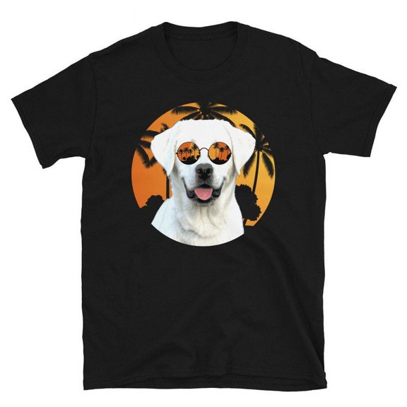 Sunset Labrador Mom Dog Lover Graphic Design T-Shirt