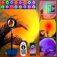 thumbnail image 1 of Sunset Lamp for Bedroom,App & Remote Control,180°Rotation RGB Color Changing LED Sunset Lamp Projector,Room Decor,Valentine's Day,Birthday,Wedding Gifts for Women, 1 of 8