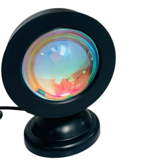 Sunset Light Projector Home Decor Nightlight Portable Mood Light Bedroom Living Room Wall Photography Neo
