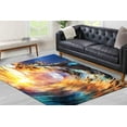 thumbnail image 1 of Sunset Light in Wave Art, Crest Shape Rug, Sea Landscape Rug, Dining Room Rug, Office Decor Rug, Crest Rug, Coastal Rugs, Door Mat Rug, 1.7'x2.3' - 50x70 cm, 1 of 8