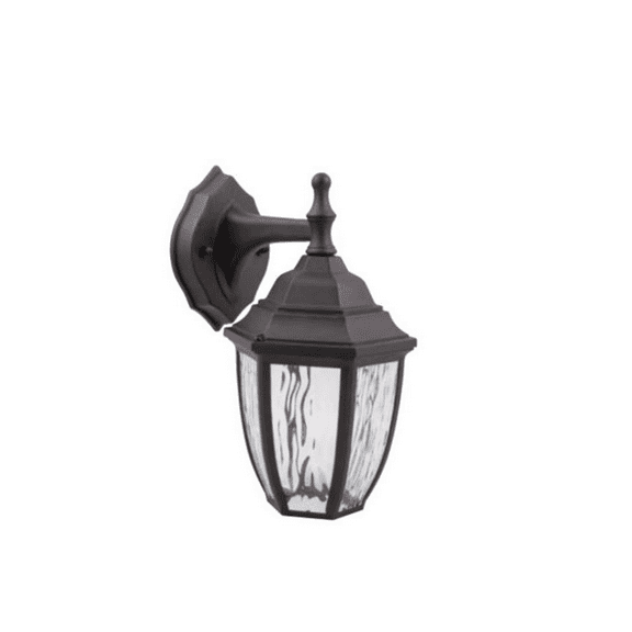 Sunset Lighting 11-in Black Integrated Outdoor Wall Light F9931-31-2-4K