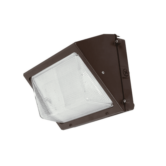 Sunset Lighting 17000-Lumen 120-Watt Bronze Hardwired LED Outdoor Wall Pack Light F7424-66-1