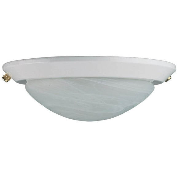 Sunset Lighting 2-Light White LED Ceiling Fan Light Kit Y-260A-S-WH-MB-LED