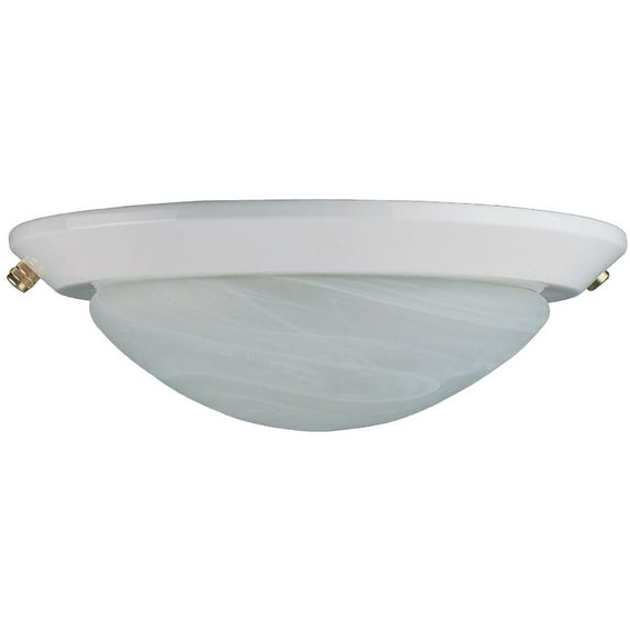 Sunset Lighting 2-Light White LED Ceiling Fan Light Kit Y-260A-S-WH-MB-LED