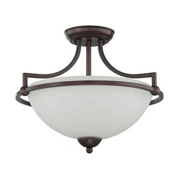 Sunset Lighting F16096 Preston 3 Light 20-1/2" Wide Semi-Flush Bowl Ceiling Fixture -