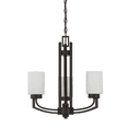 thumbnail image 1 of Sunset Lighting - F22004-64 - Three Light Chandelier - Hadley Provincial Bronze, 1 of 1
