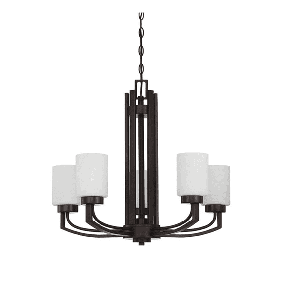 Sunset Lighting F22005-64 - Hadley - Five Light Chandelier Provincial Bronze