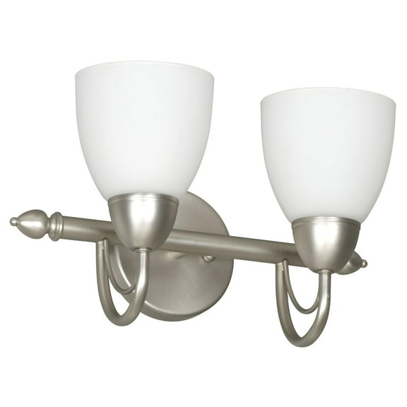 Sunset Lighting F2492 Tempest 2 Light 200 Watt Bathroom Vanity Light - Nickel