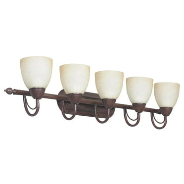 Sunset Lighting F2495 Tempest 5 Light 500 Watt Bathroom Vanity Light