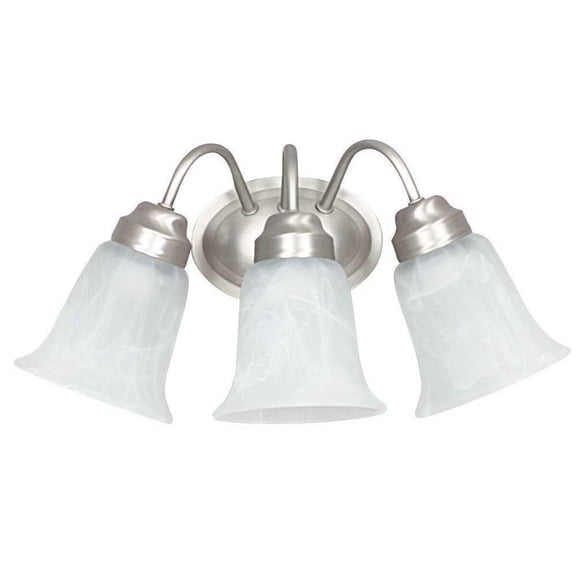 Sunset Lighting F3333 3 Light 300 Watt Bathroom Vanity Light - Nickel