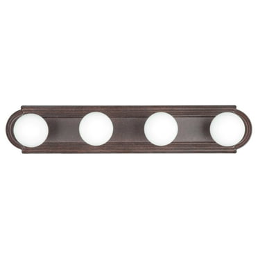 Sunset Lighting F3542 4 Light 240 Watt Bathroom Vanity Strip - Bronze