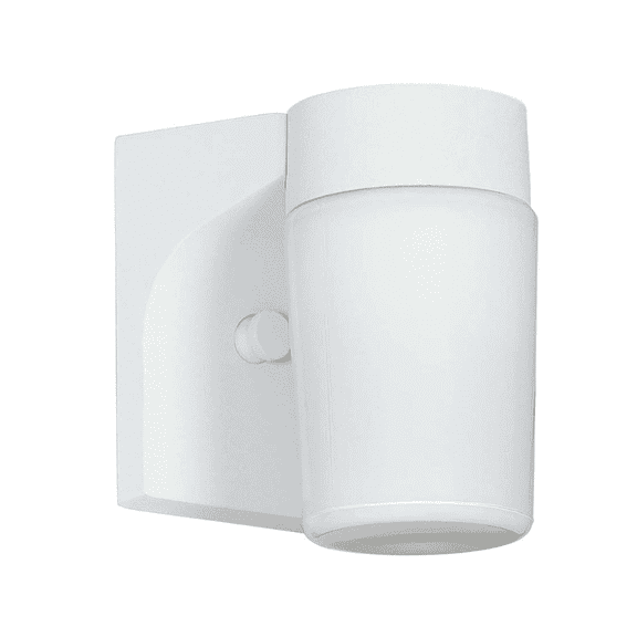 Sunset Lighting F4522 Satin Aluminum 1 Light 7" Height Fluorescent Outdoor Wall Sconce