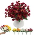 thumbnail image 1 of Sunset Mums Artificial Flowers Outdoor,Windproof Fade Resistant Garden Decor, Porch Home Decoration, Realistic Fake Mums,C,12.6 In, 1 of 9
