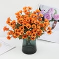 thumbnail image 1 of Sunset Mums Fall Home Realistic Silk Floral Arrangement For Living Room Bedroom Windproof Flowers, 1 of 5