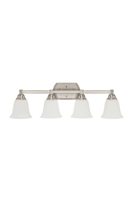 Sunset Nara Four Lights Vanity Bright Satin Nickel F3184-80