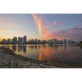 thumbnail image 1 of Sunset Over False Creek & City Skyline - Vancouver British Columbia Canada Poster Print, 38 x 24 - Large, 1 of 1