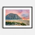 thumbnail image 1 of Sunset Over Morro Rock - Morro Bay California Photography Black Framed Wall Art Print 16 x 24 inches, 1 of 4
