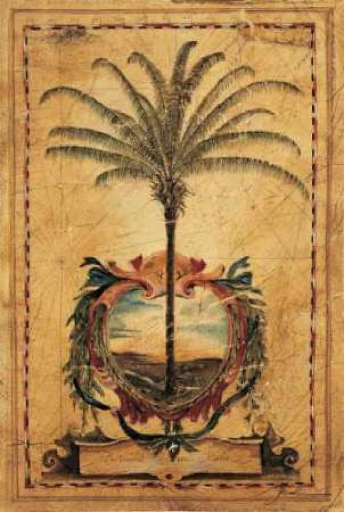Sunset Palm Canvas Art - Liz Jardine (12 x 18)