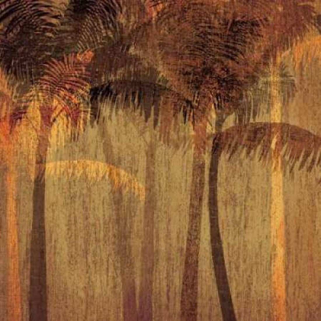 Sunset Palms I Canvas Art - Amori (24 x 24)