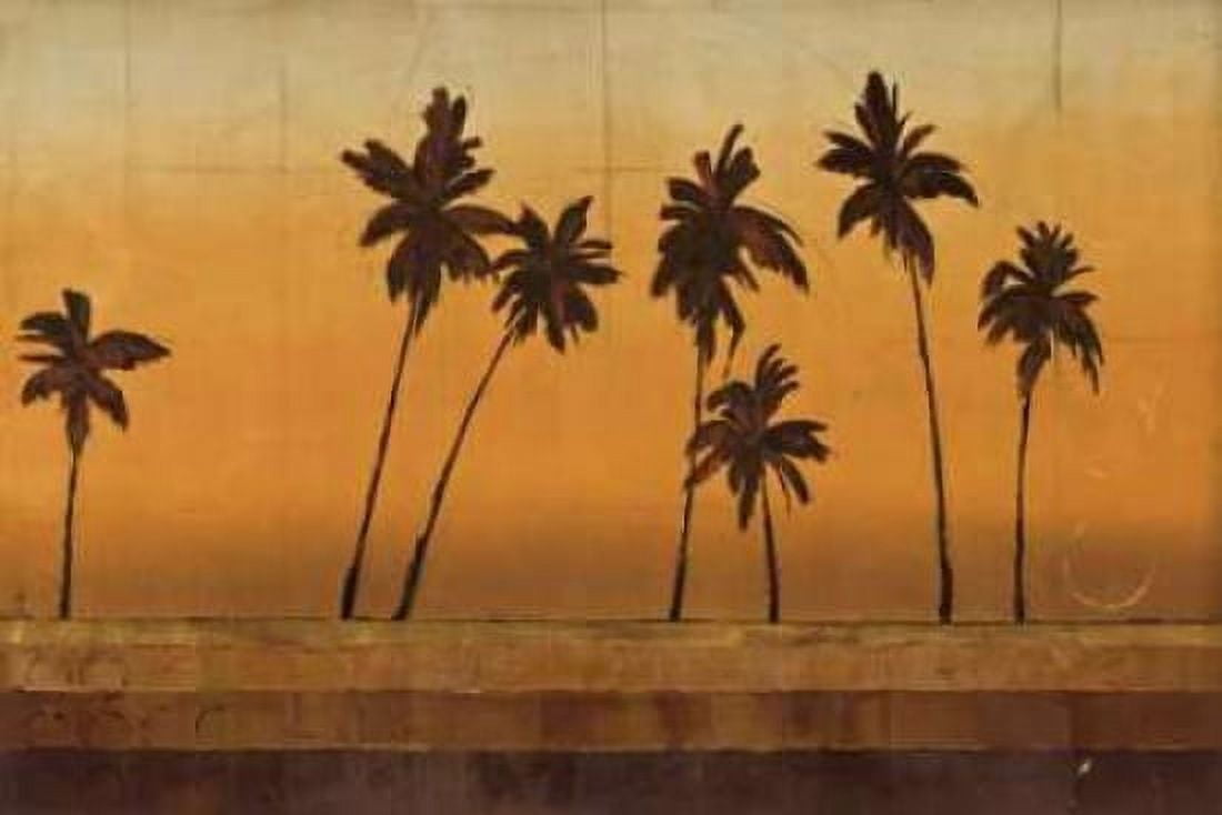 Sunset Palms I Canvas Art - Cheryl Martin (24 x 36)