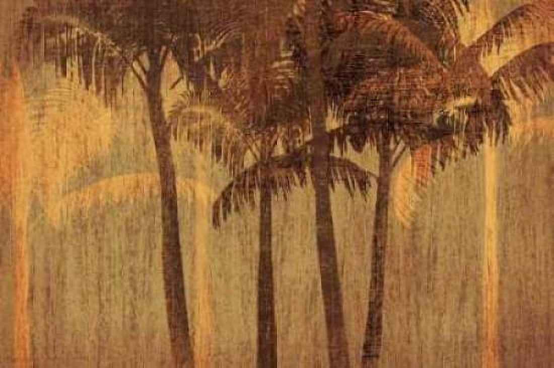 Sunset Palms III Canvas Art - Amori (12 x 18)