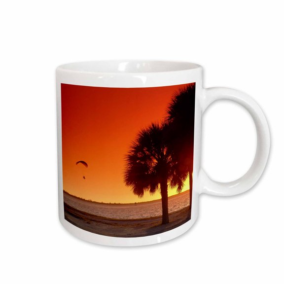 3drose, Sunset Parasailing, 11oz Mug