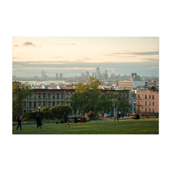 Sunset Park Views, Brooklyn 02 - Brooklyn New York Photography Unframed Wall Art Print 24 x 36 inches