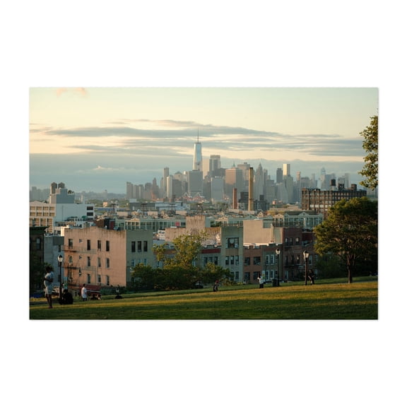 Sunset Park Views, Brooklyn 03 - Brooklyn New York Photography Cityscape Skyline Architecture Scenic Street Photography Unframed Wall Art Print 4 x 6 inches