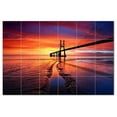 thumbnail image 1 of Sunset Photo Ceramic Tile Mural Kitchen Backsplash Bathroom Shower, 405890-XL64, 1 of 3