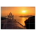 thumbnail image 1 of Sunset Photo Ceramic Tile Mural Kitchen Backsplash Bathroom Shower, 405892-M64, 1 of 3