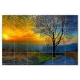 thumbnail image 1 of Sunset Photo Ceramic Tile Mural Kitchen Backsplash Bathroom Shower, 405910-XL64, 1 of 3
