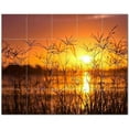 thumbnail image 1 of Sunset Photo Ceramic Tile Mural Kitchen Backsplash Bathroom Shower, 405932-M54, 1 of 3